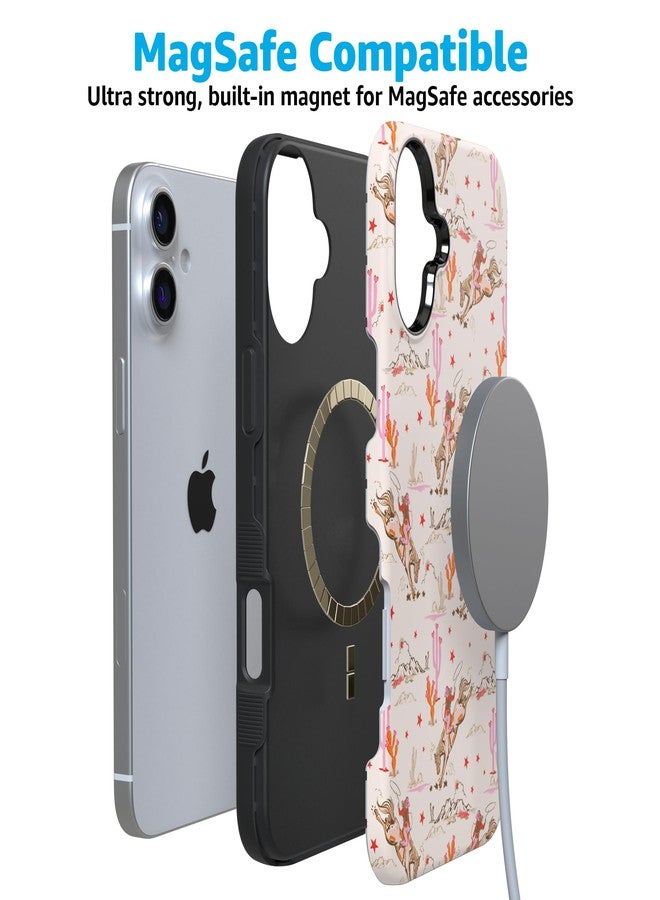 Casely iPhone 16 Case | Cowgirl Canyon | FashionPass | Compatible with MagSafe | Bold Protective Design - Image 3