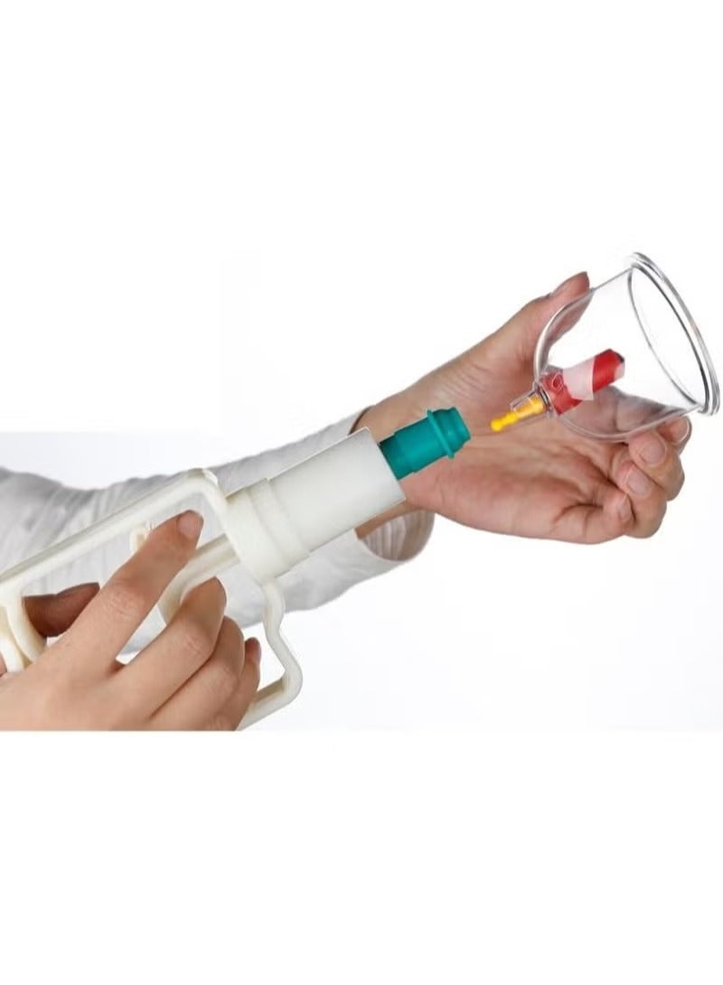 12-Piece Therapeutic Cupping Set with Hand Pump - Traditional Relief and Therapy - Image 3