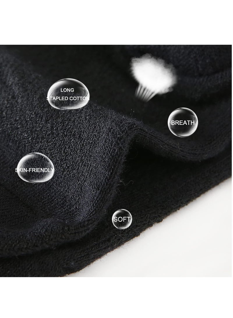 Odor Resistant Cotton Low Cut Casual Ankle Socks Short Mens Womens Athletic Sock for Walking and Cycling 7 Pair Pack  - Image 3