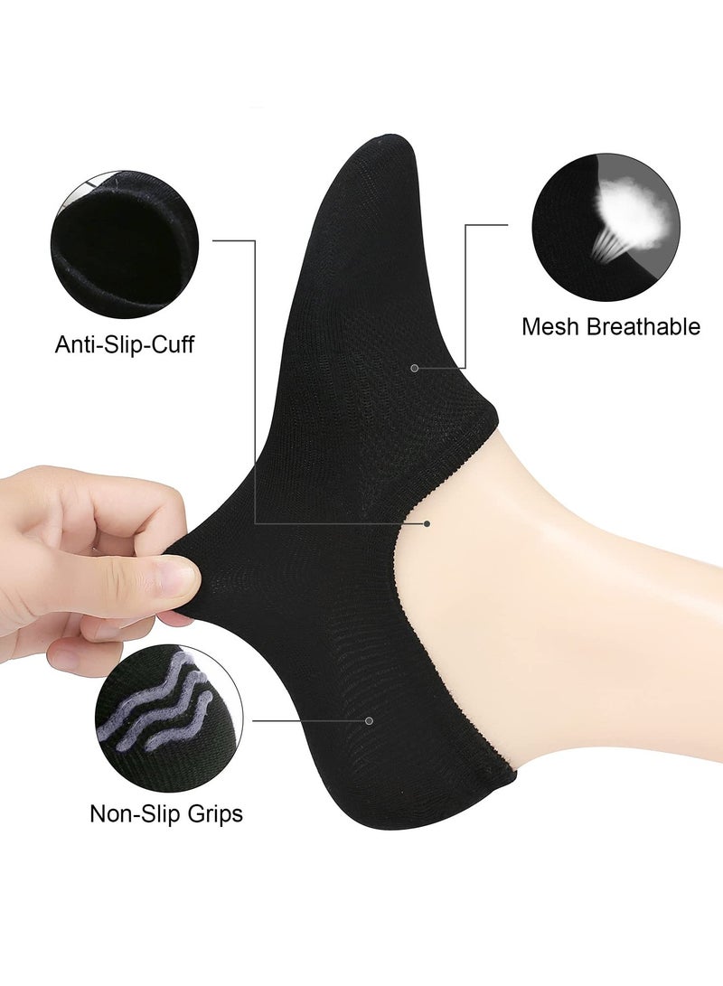 Odor Resistant Cotton Low Cut Casual Ankle Socks Short Mens Womens Athletic Sock for Walking and Cycling 7 Pair Pack  - Image 2