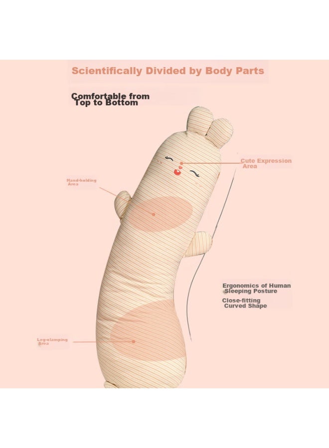 Avivi Class A Sleeping Hug Pillow, Full-length Body Pillow For Bed, Children's Companion Plush Toy, Adult Side Sleeping Leg Pillow, 100 Cute Rabbit Desig - Image 2