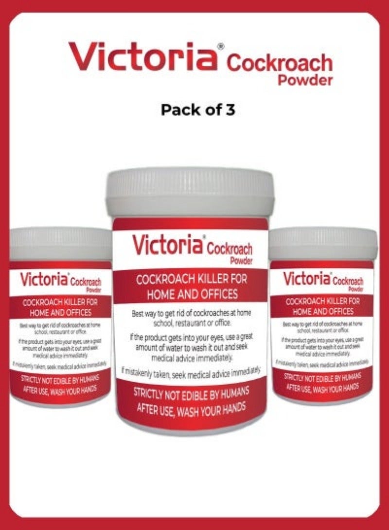 Victoria Cockroach Powder The Ultimate Roach Repellent Pack Of 3