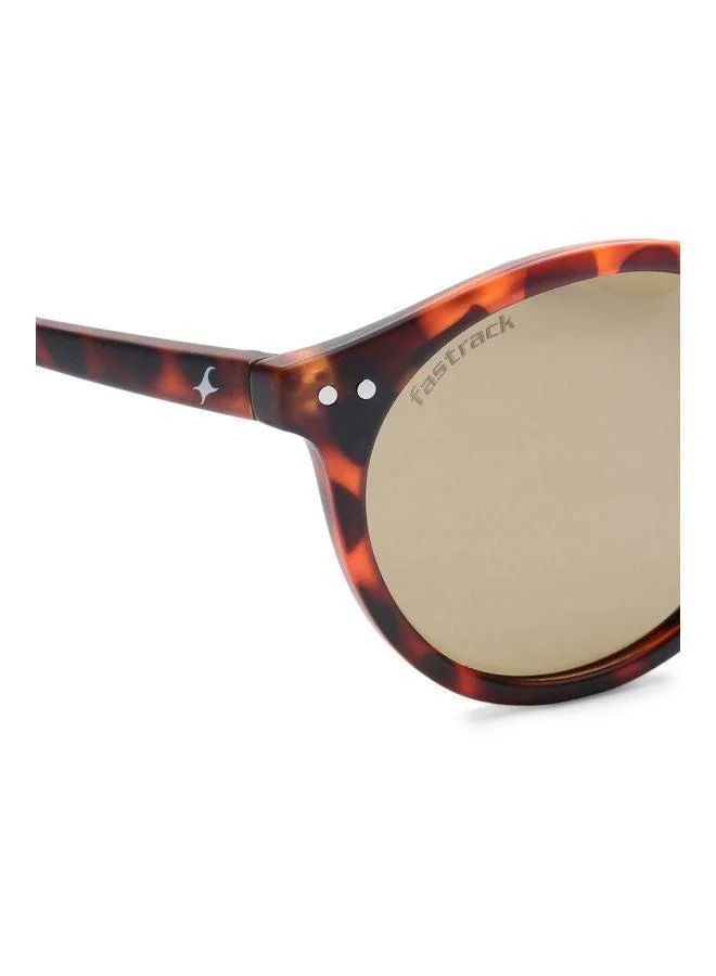 fastrack Brown Round Men Sunglasses (P383BR1P|49)