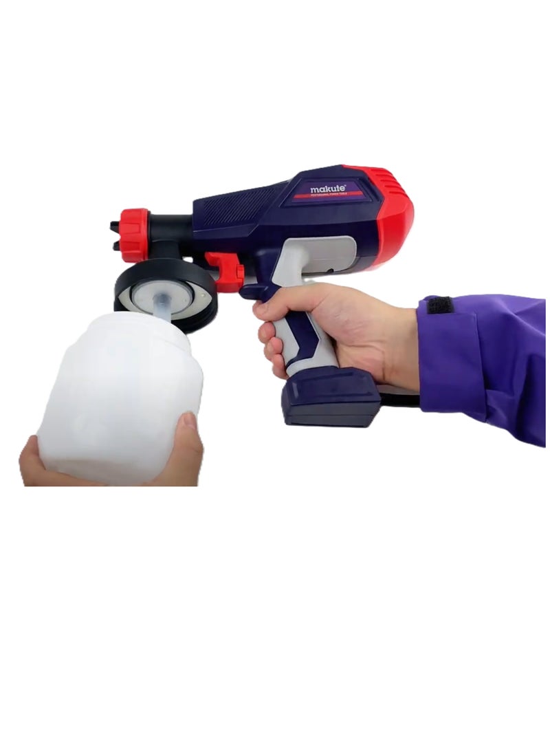 makute 450W Airless Paint Sprayer  Spray  Gun with 800ml 2.6mm Nozzle 500ml/min Max Flow Rate for Furniture Painting Wall Coatings Automotive Refinishing and more (SG121)  - Image 3