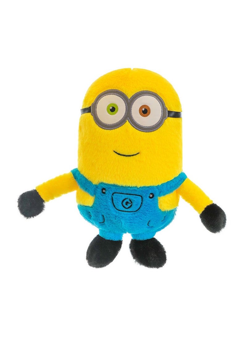 Cute Yellow Character Plush Toy Soft  Huggable Stuffed Doll with Goggles and Overalls for Kids Perfect Gift for Fans  Collectors - Image 1