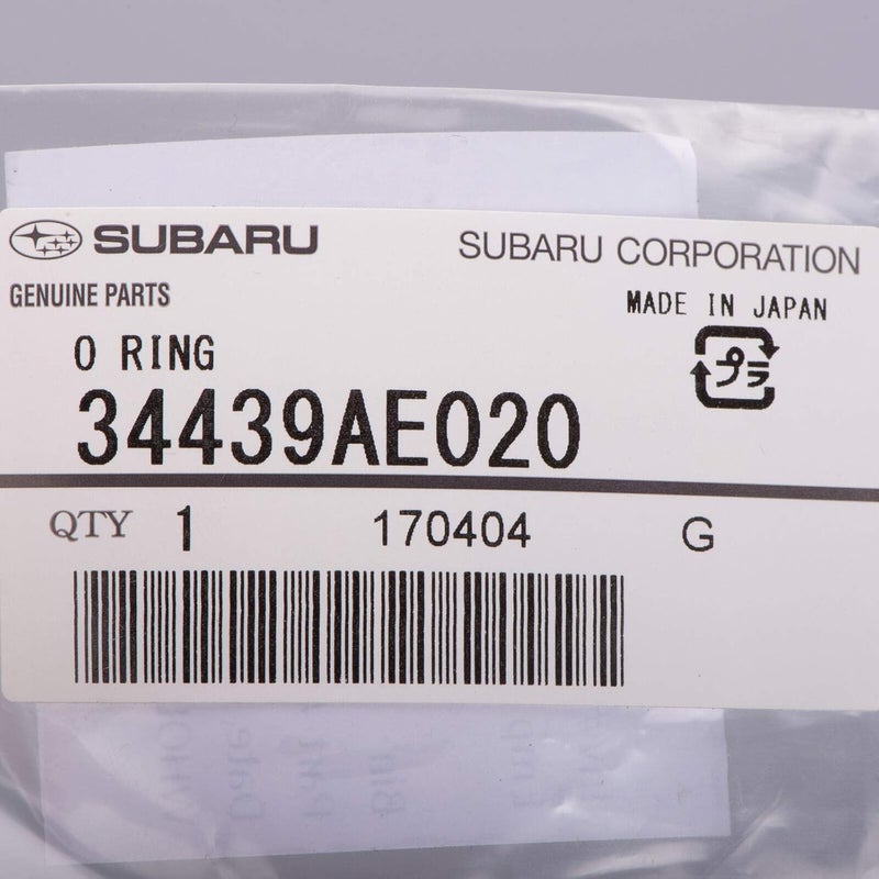 Subaru Genuine Power Steering Suction Inlet O-Ring - 34439AE021 - Image 2