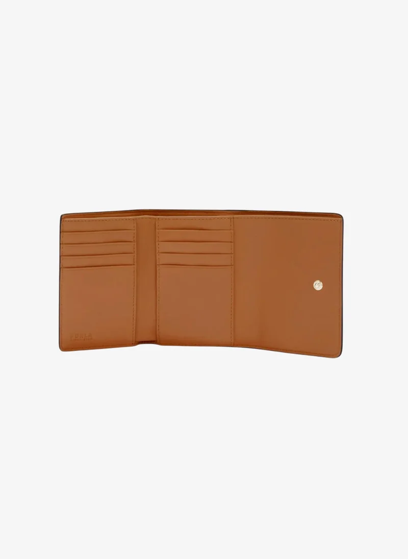 Furla Brown Sfera Compact Wallet M for Women | Best Price UAE