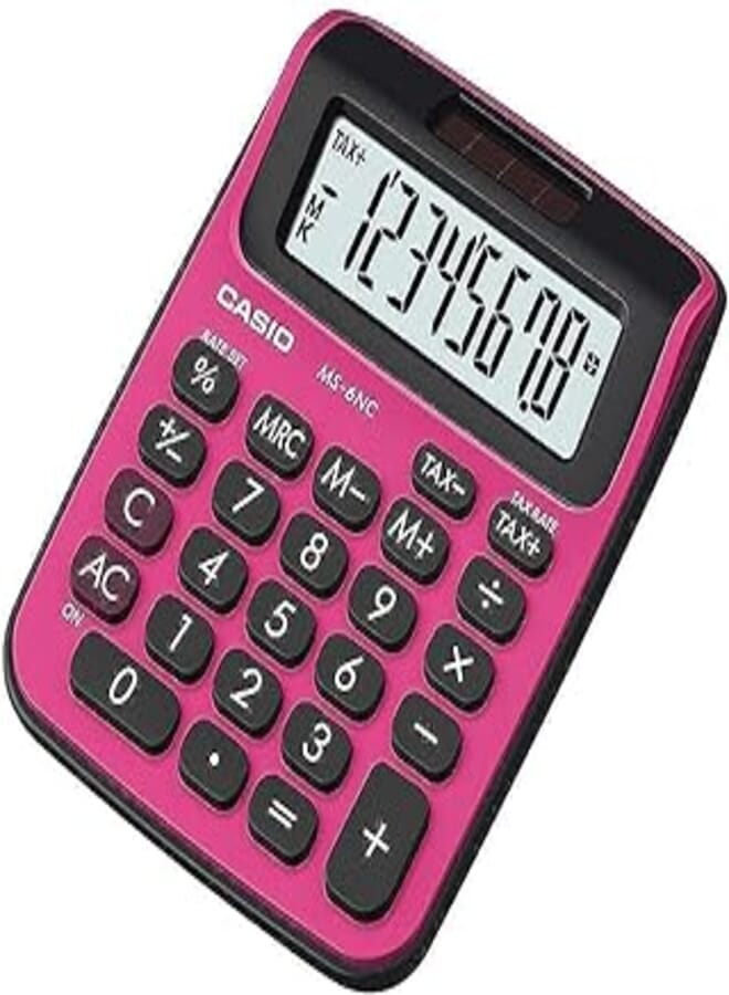 Casio CB124 ms-6nc-brd color selection calculator White