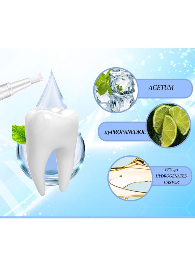 efero Teeth Whitening Pen, Cleaning Serum Remove Plaque Stains Dental Tools Whiten Teeth Oral Hygiene Tooth Whitening Pen Effective Transparent White Teeth Tooth Whitener Bleach Ph Neutral - Image 3