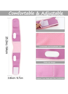 Generic Elastic Face Slimming Bandage V Line Face Shaper Women Chin Cheek Lift Up Belt Facial Anti Wrinkle Strap Face Care Tools  - Image 3