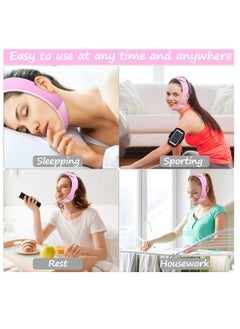 Generic Elastic Face Slimming Bandage V Line Face Shaper Women Chin Cheek Lift Up Belt Facial Anti Wrinkle Strap Face Care Tools  - Image 4