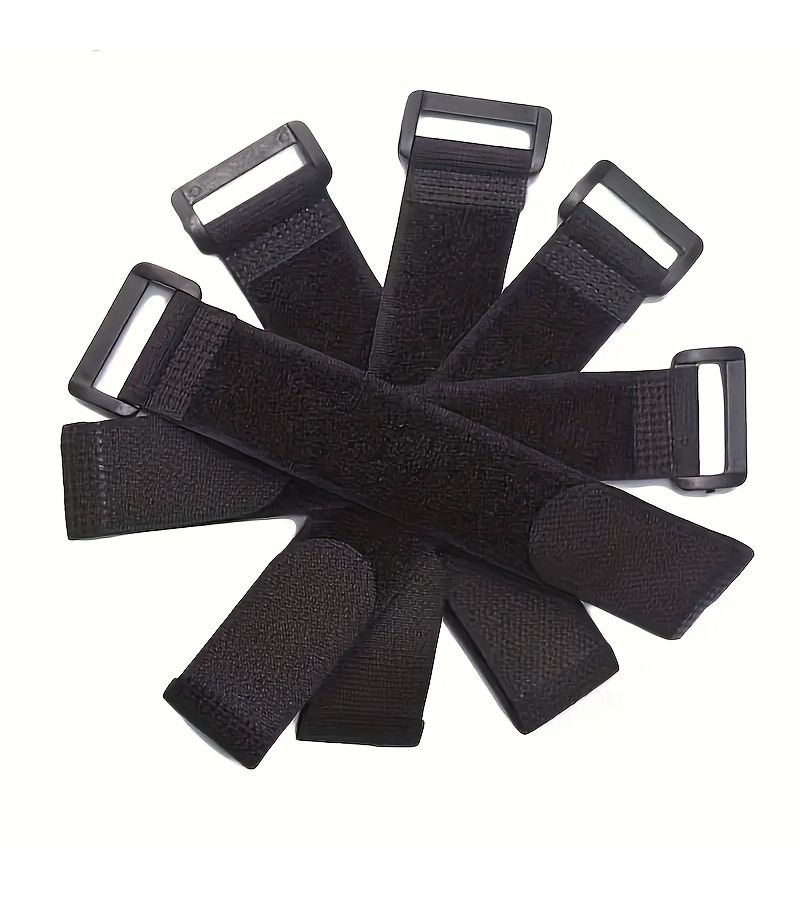 Reusable 50pc Cable Ties With Snap Buckles Adhesive Cord Organizer - Image 3