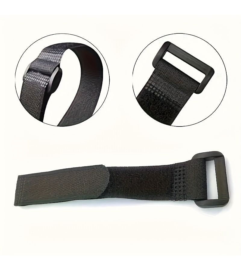 Reusable 50pc Cable Ties With Snap Buckles Adhesive Cord Organizer - Image 5