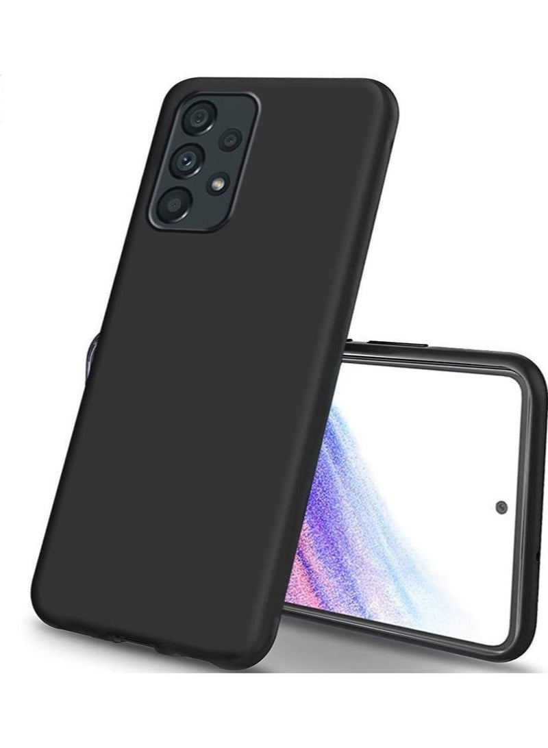 Soft TPU Back Cover Shockproof Silicone Protective Case Cover for Samsung Galaxy A53 5G Black - Image 2