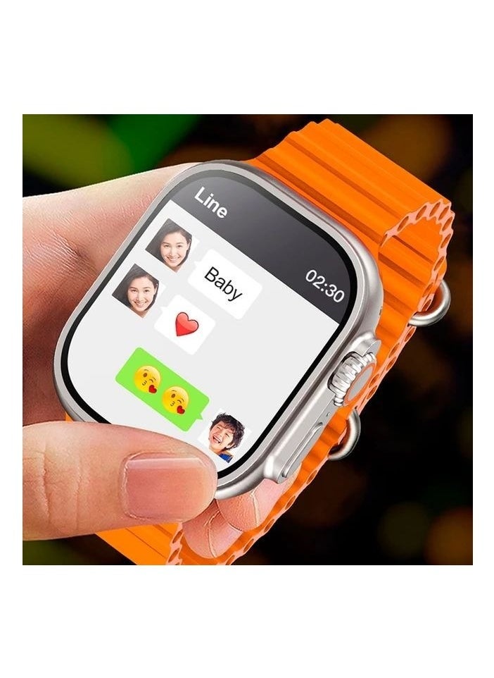 BEILINGDUN 4 in 1 Smart Watch With 2.03 Inch HD Screen Bluetooth Connection Multiple Sports Modes Supports 4G SIM Card And Multiple Apps With 4 Extra Bracelet
