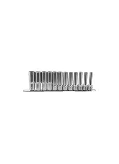 LICOTA 12 PCS 1/2" DR. 12PT FLANK DEEP SOCKET SET 