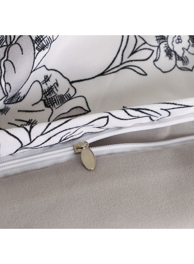 WEISDIN 3-Piece Bedding Sheet Set Polyester White 220x240cm - Image 4