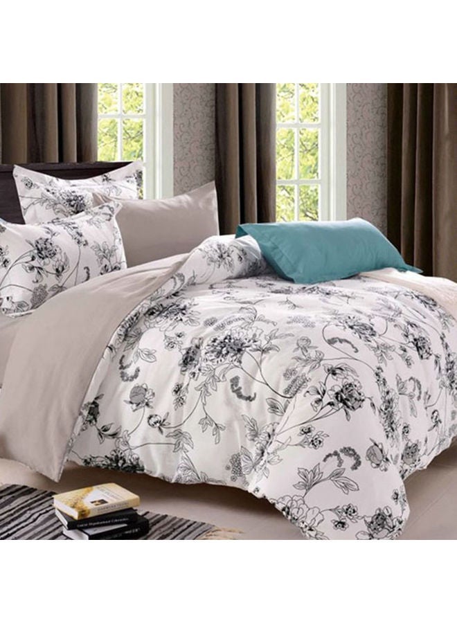WEISDIN 3-Piece Bedding Sheet Set Polyester White 220x240cm - Image 1