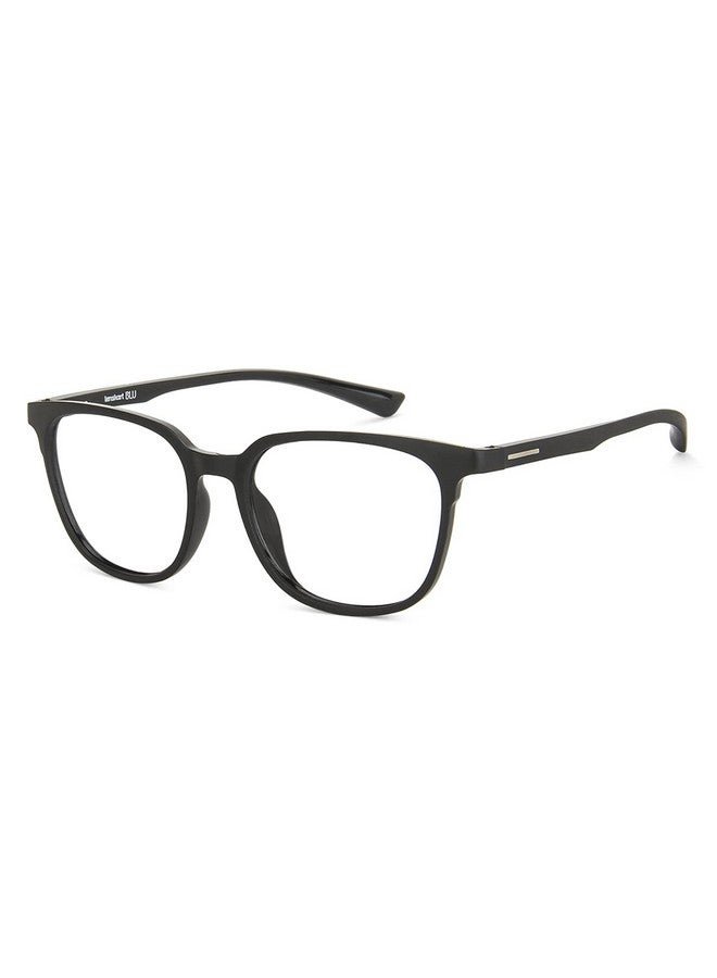 LENSKART BLU | Zero Power Blue Cut Computer Glasses | Gaming Glasses | Anti Glare, Lightweight & Blocks Harmful Rays | UV Protection Specs | Men & Women | Large | LB E13740/LB E14244 - Image 2