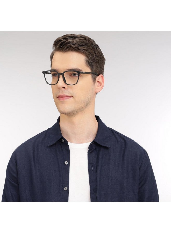 LENSKART BLU | Zero Power Blue Cut Computer Glasses | Gaming Glasses | Anti Glare, Lightweight & Blocks Harmful Rays | UV Protection Specs | Men & Women | Large | LB E13740/LB E14244 - Image 3