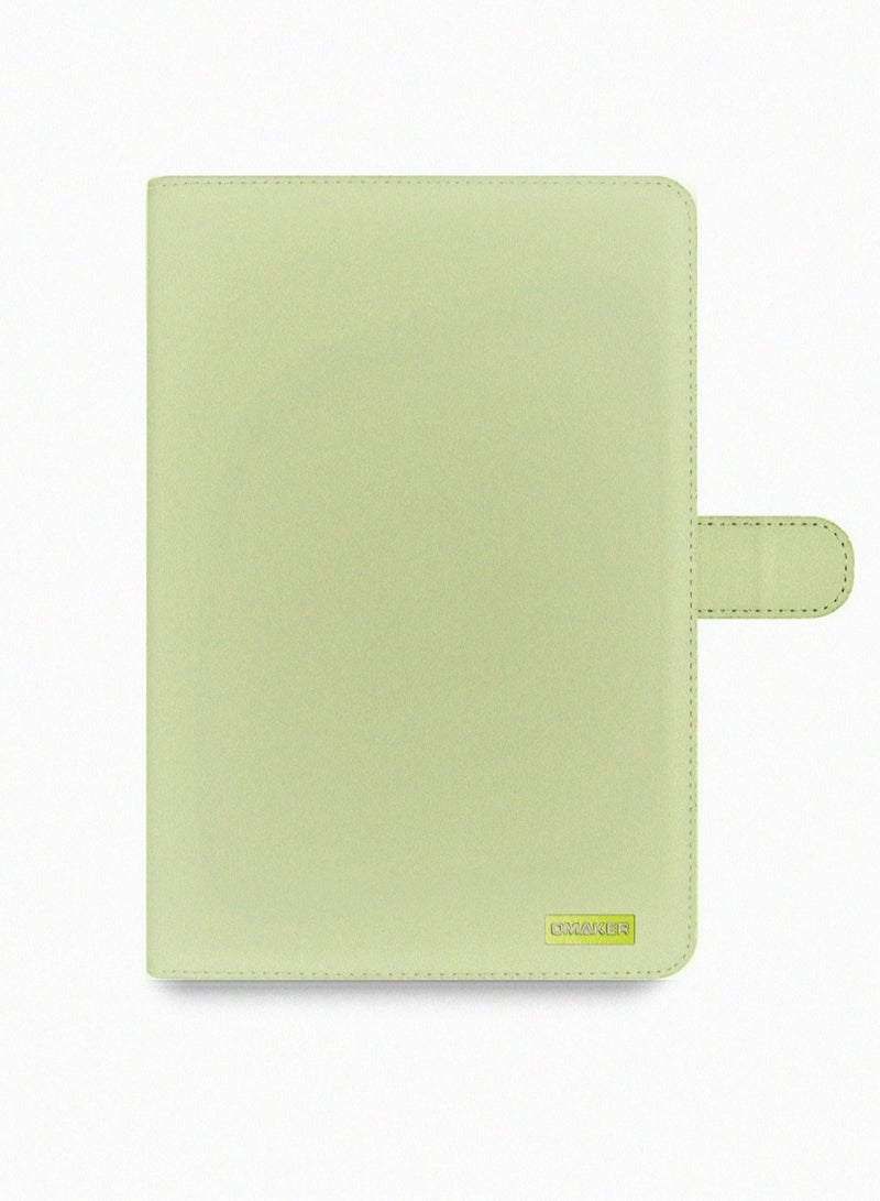 اوميكر جراب فليب ذكي من الجلد عالي الجودة مع حامل مغناطيسي لهاتف Huawei MatePad SE 2022 10.4 بوصة أخضر نعناعي - Image 3