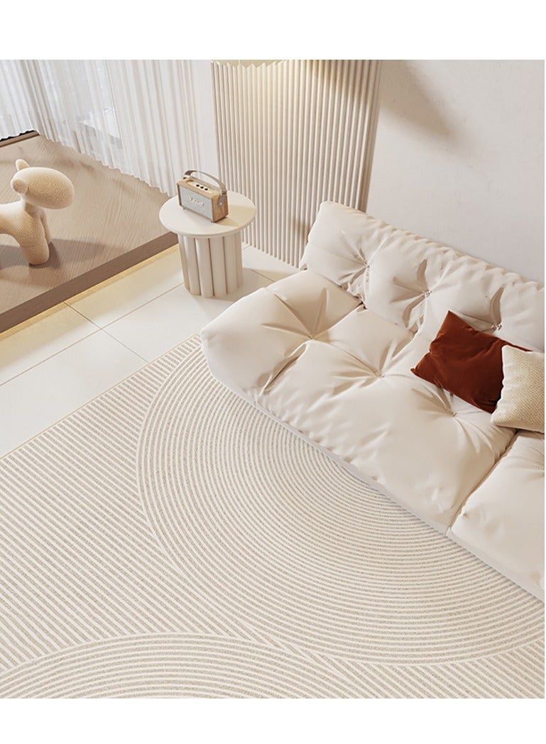 Area Rugs for Living Room 118x78.7" Machine Washable Boho Rugs Ultra-Thin Area Rugs Non Slip Stain Resistant Modern Carpet for Entryway Bathroom Living Room Kitchen (B) - Image 5