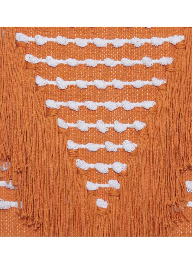 TSUKUYOMI TSUKUYOMI Pack of 1 VP Macrame Bohemian Nordic Woven Wall Hanging Decor Tapestry Hippie Beautiful Geometric Art 12 x 22 Inch VP Mustard  - Image 2