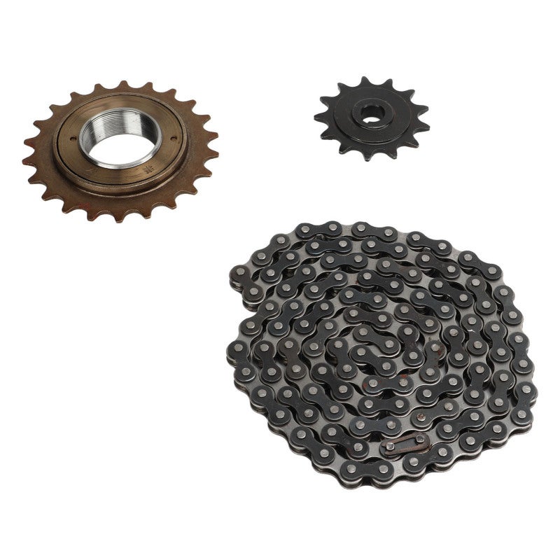 FLYING PIGEON 410 Chain Sprocket Set 114 Link 22T 13T Steel - Forging Process Rust Proof Motorcycle Chain Kit - Heavy Duty for DIY Scooter Modification - Image 4