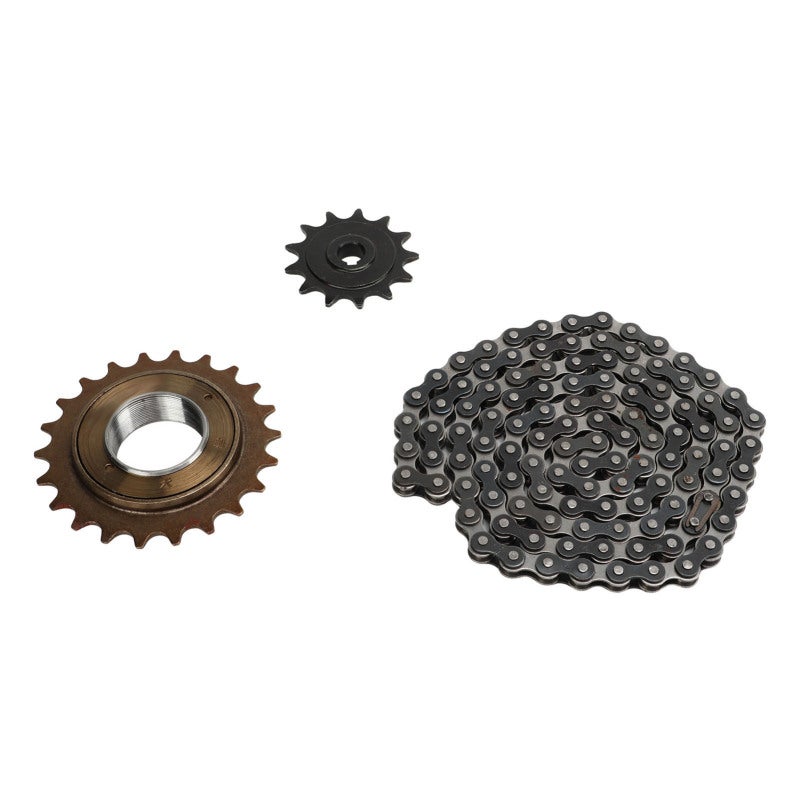 FLYING PIGEON 410 Chain Sprocket Set 114 Link 22T 13T Steel - Forging Process Rust Proof Motorcycle Chain Kit - Heavy Duty for DIY Scooter Modification - Image 3