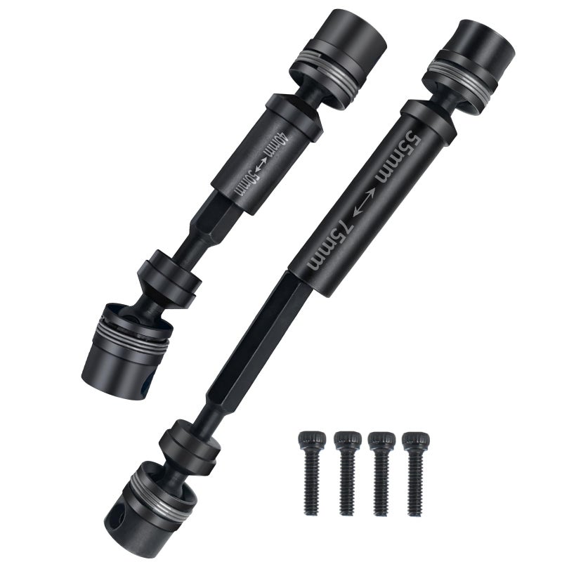 RCHUBAM RC Car Drive Shaft Steel Front Rear Center Shaft for 1/18 TRX4M RC Crawler Car Upgrade Parts/Accessories - Image 2