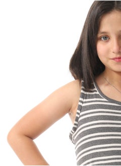سيزار تيشرت كات بناتي مقلم  - Image 3