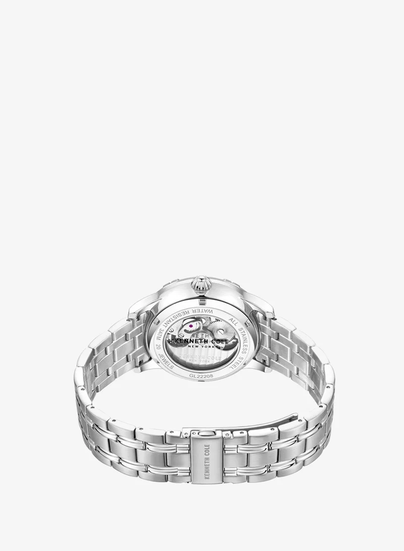 Kenneth Cole New York  43mm Automatic Men's Watch with Blue Dial & Stainless Steel Bracelet for Men | Best Price UAE