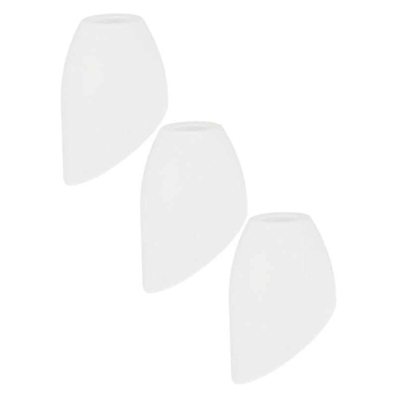 3pcs Plastic Lamp Cover Inclined Head Horseshoe Shape 13.6X11X4.2cm for Table Floor Wall Lamp - Image 2