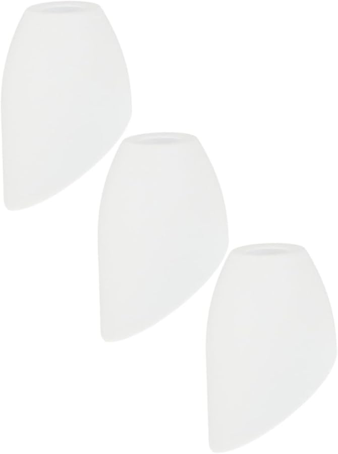 3pcs Plastic Lamp Cover Inclined Head Horseshoe Shape 13.6X11X4.2cm for Table Floor Wall Lamp - Image 1