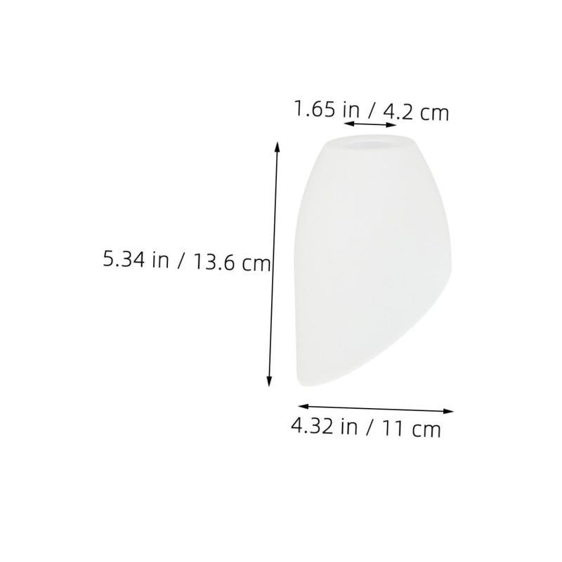 3pcs Plastic Lamp Cover Inclined Head Horseshoe Shape 13.6X11X4.2cm for Table Floor Wall Lamp - Image 3