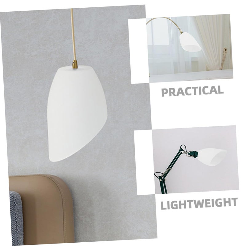 3pcs Plastic Lamp Cover Inclined Head Horseshoe Shape 13.6X11X4.2cm for Table Floor Wall Lamp - Image 4