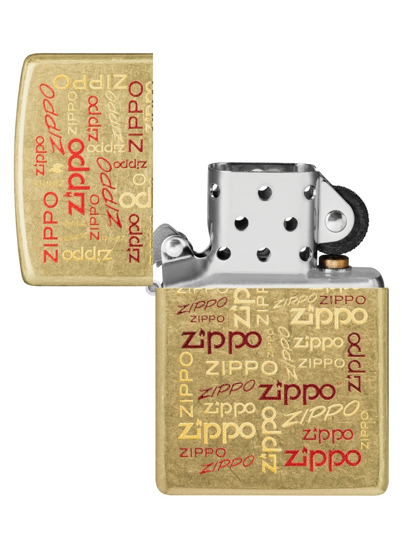 Zippo 48703 48267 Zippo Logos Design Windproof Lighter - Image 4