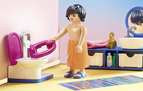 Playmobil مجموعة أثاث حمام بلايموبيل مع حوض الاستحمام - Image 3