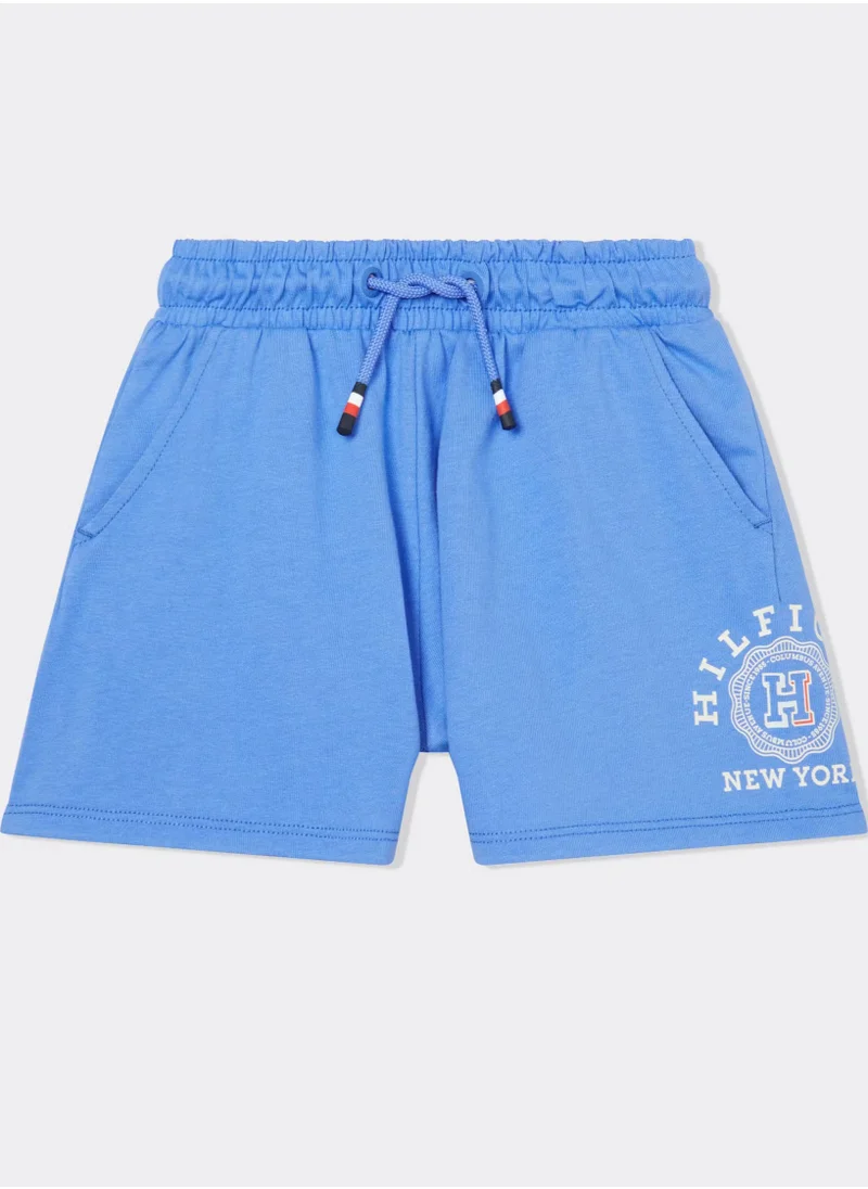 TOMMY HILFIGER 8-16 Monogram Wreath Sweatshorts