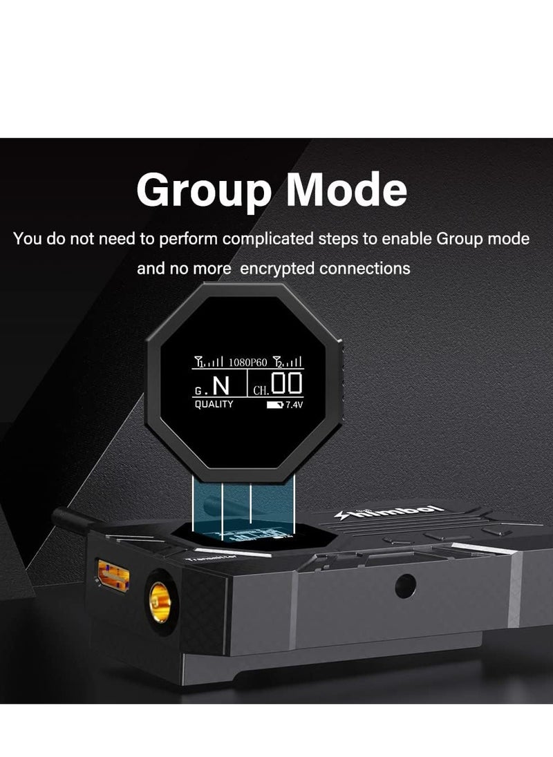 SHIMBOL SHIMBOL ZO1000 Portable Full HD Wireless Video Transmission System 1000FT UVC Livestreaming Group Mode Monitor  - Image 5