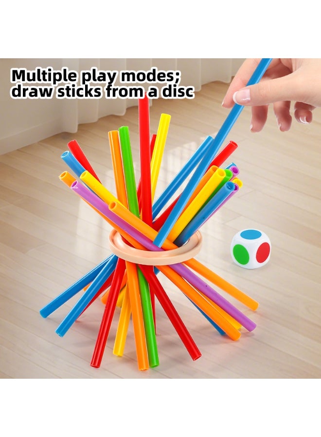 Kids Stick Pulling Balance Game - Montessori Educational Board Game & Color Matching Puzzle - Image 5
