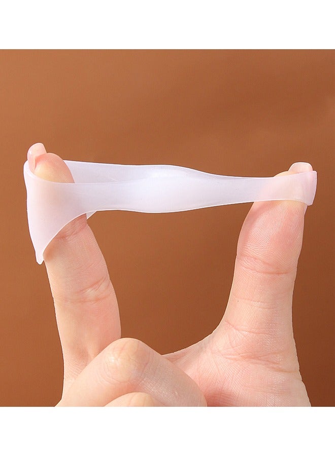 A pair of adjustable force inner and outer flip little toe double ring toe divider - Image 4