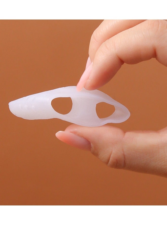 A pair of adjustable force inner and outer flip little toe double ring toe divider - Image 2