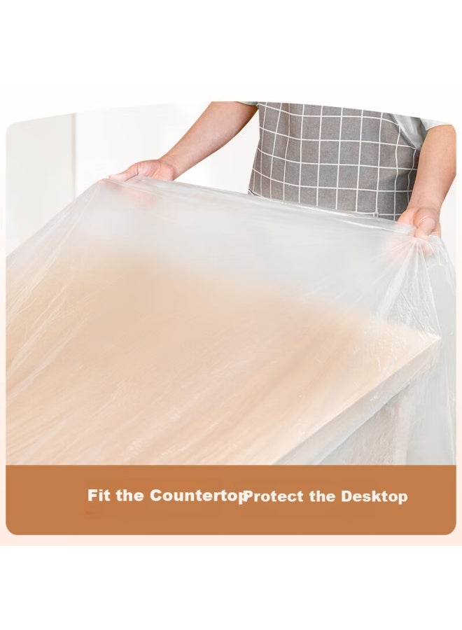Temeiju Disposable Rectangular Tablecloth, Thickened Placemat, Waterproof And Oil-proof Table Cover, Extra Large Size 180*180cm, 20 Pieces - Image 5