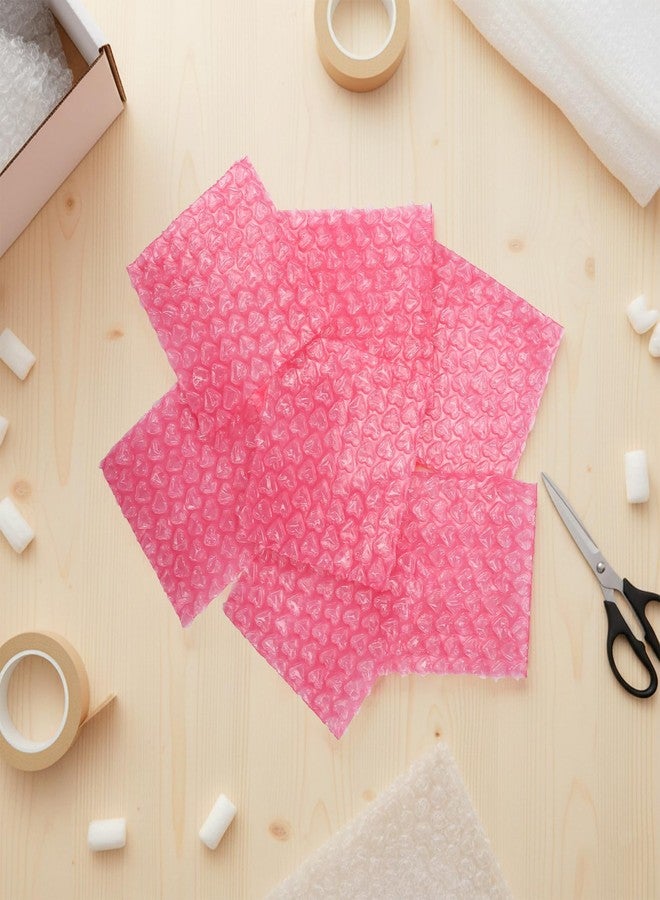 KH866 100x Rose Red Love Bubble Bags - Anti-Static Thickened Foam Packaging Pouches for Shipping & Storage, Size S - Image 4
