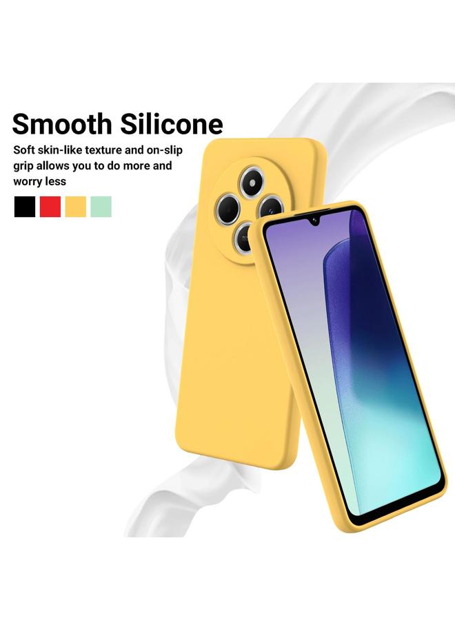 S-TOP Case For Redmi A3 Pro Solid Color Liquid Silicone Dropproof Full Coverage Phone Case - Image 3