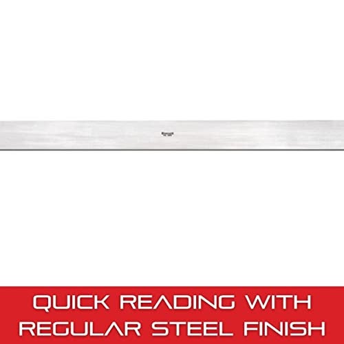 Starrett Steel Straight Edge with Regular Finish - Not Beveled or Graduated, Quick Reading - 18" Length, 11/64" Thickness, 1-13/32" Width, +/- .0002" per Foot Accuracy - 380-18 - Image 4
