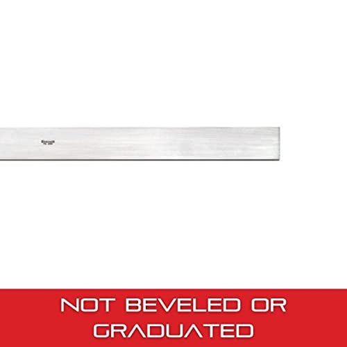 Starrett Steel Straight Edge with Regular Finish - Not Beveled or Graduated, Quick Reading - 18" Length, 11/64" Thickness, 1-13/32" Width, +/- .0002" per Foot Accuracy - 380-18 - Image 3