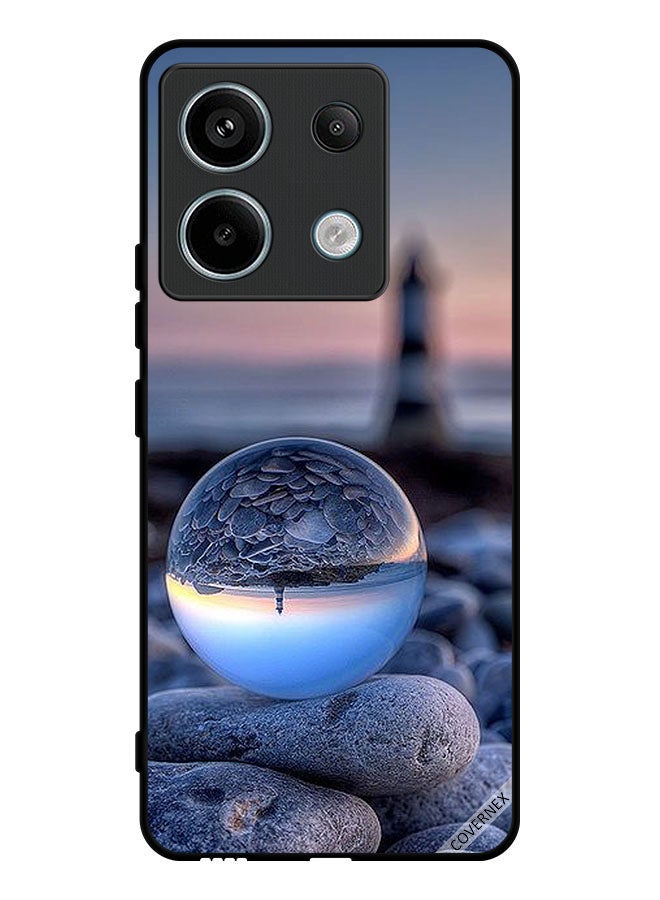 Covernex Protective Case Cover For Xiaomi Redmi Note 13 Pro Awesome Photography Of Nature In Round Glass - Image 1