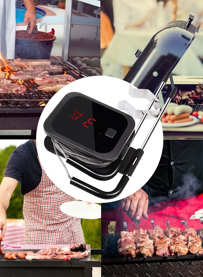 إنك بيرد ترمومتر اللحم INKBIRD IBT-2X BBQ Grill بلوتوث 50 متر ترمومتر طعام رقمي لاسلكي للشواء المدخن فرن ويبر - Image 5